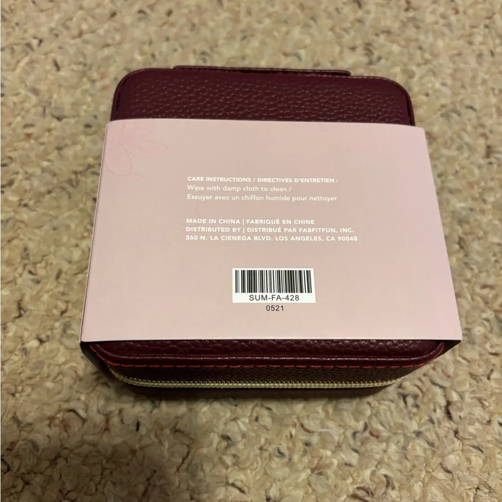 NIB SUMMER & ROSE TAKE ME WITH YOU TRAVELing JEWELRY CASE